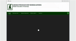 Desktop Screenshot of gapkindo.org